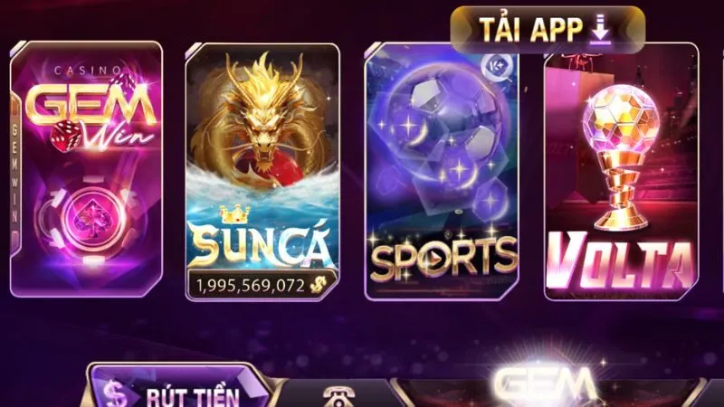 Cổng Game Bài Đổi Thưởng 88 Cổng game gemwin